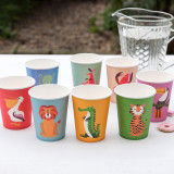 Thumbnail: Kartonbecher-Set - Colorul creatures