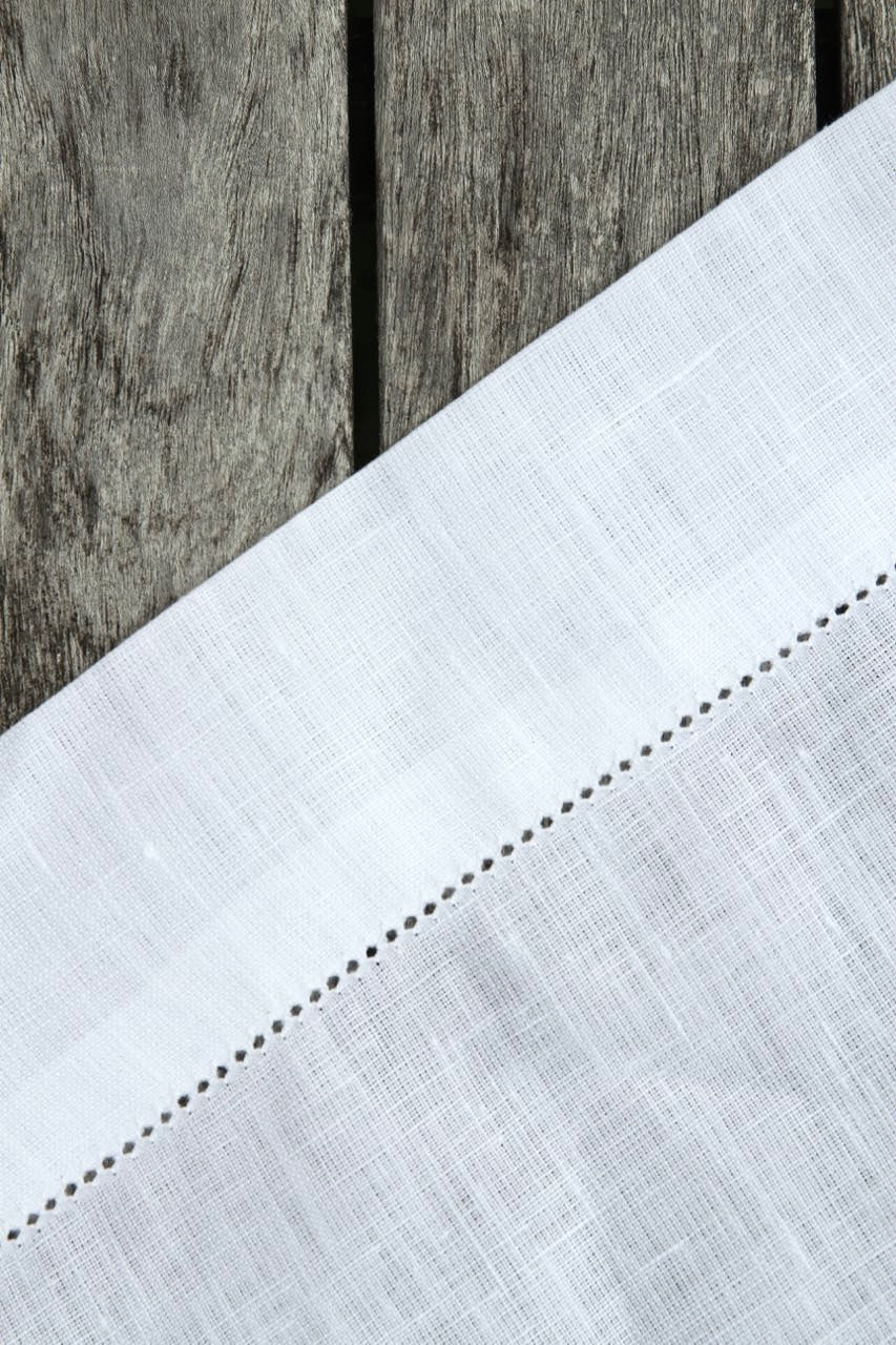 Thumbnail: Leinen-Tischläufer mit elegantem Hohlsaum - diverse Masse