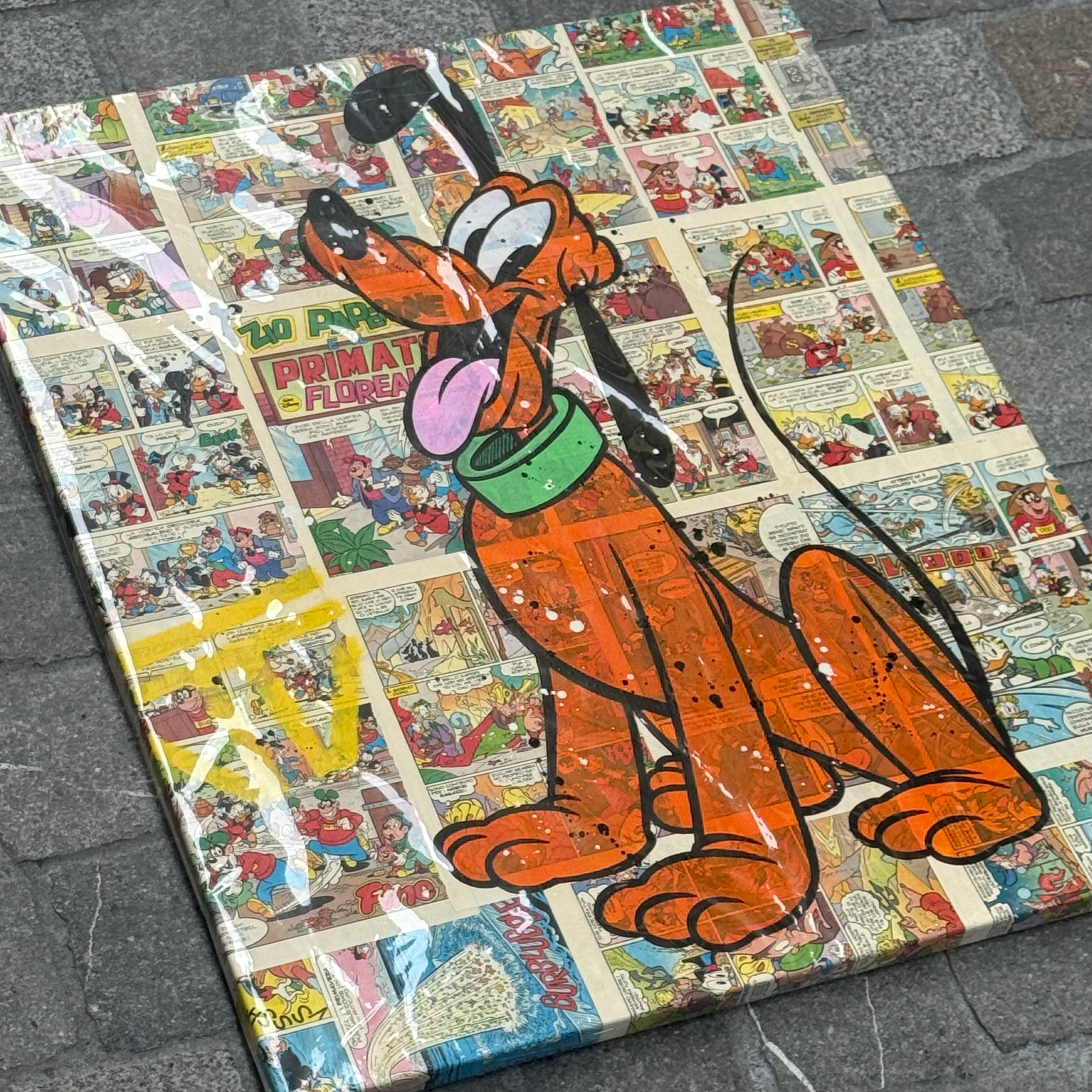 Original Street Art - Pluto XL