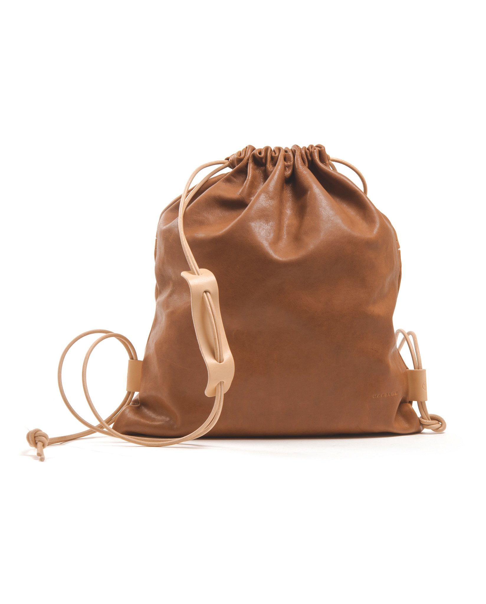 Sports Sleeve Bag (Lammleder) - Cognac