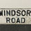 Thumbnail: Windsor Road - Original Strassenschild