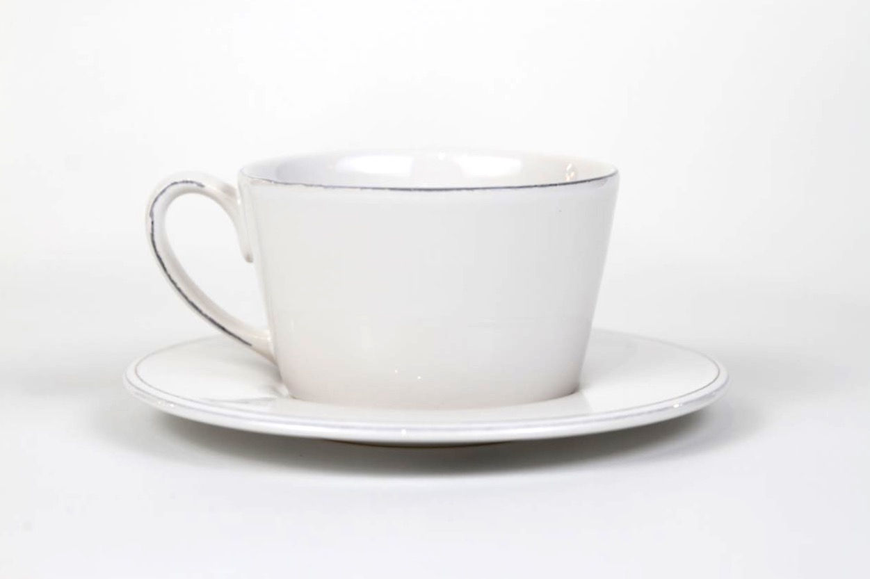Design-Tasse mit Unterteller - Constance