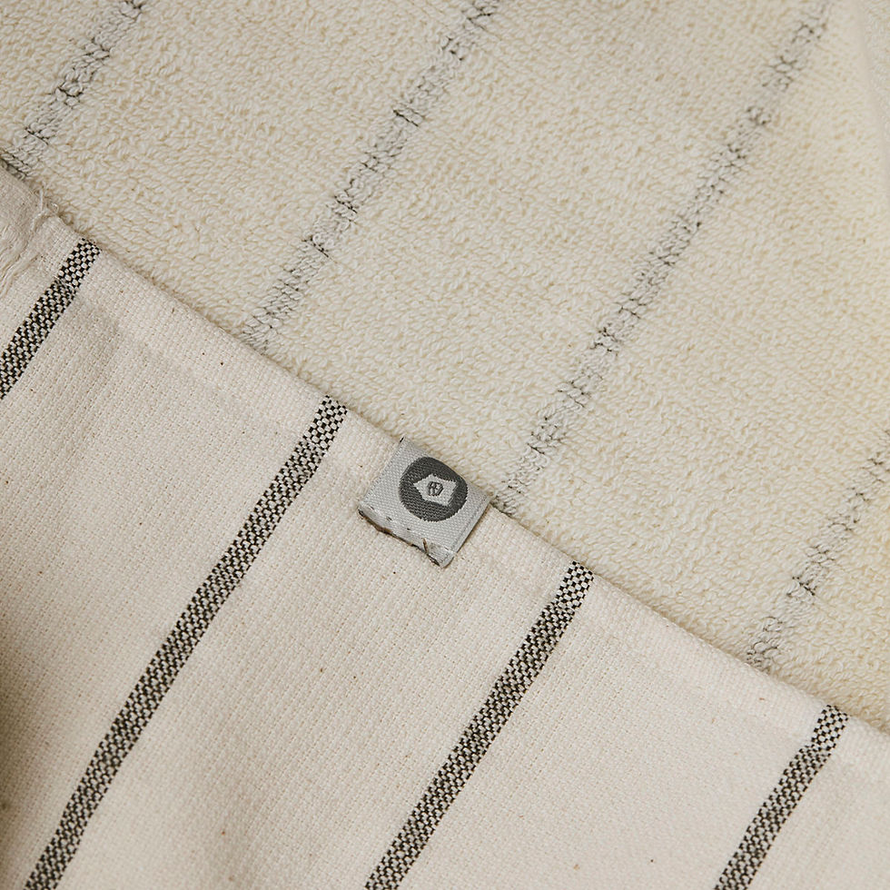 Miniaturbild: Badetuch - black stripes