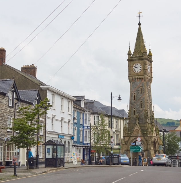 Thumbnail: Nummern oval aus Kirche in Wales (Machynlleth)