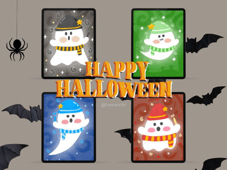 🏰 Hogwarts Houses Wallpapers • Halloween Style