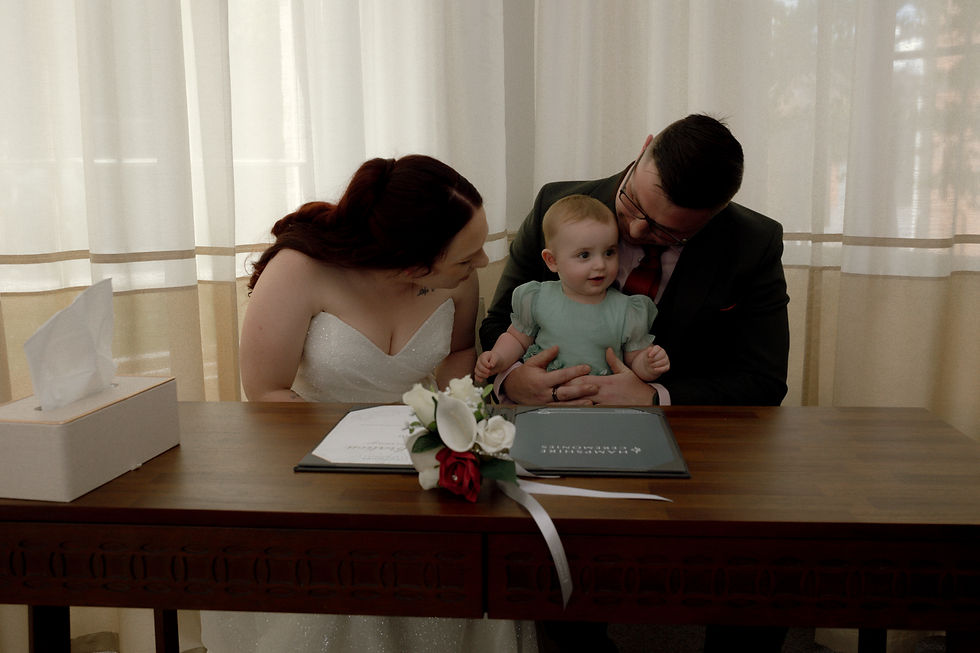 Happy family moment