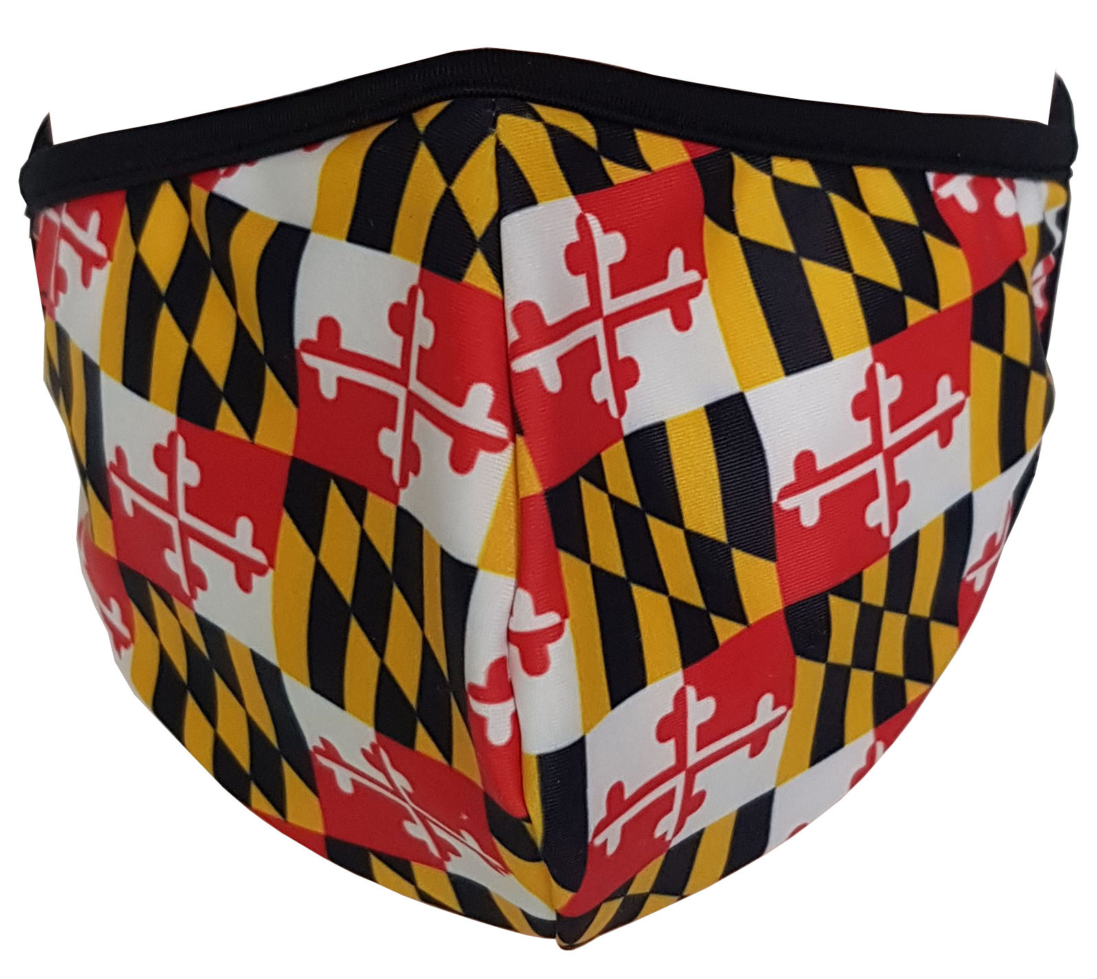 Maryland flag pattern mask (1dz)