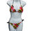 Thumbnail: Pack of 12 Bikinis - Maryland Flag Pattern