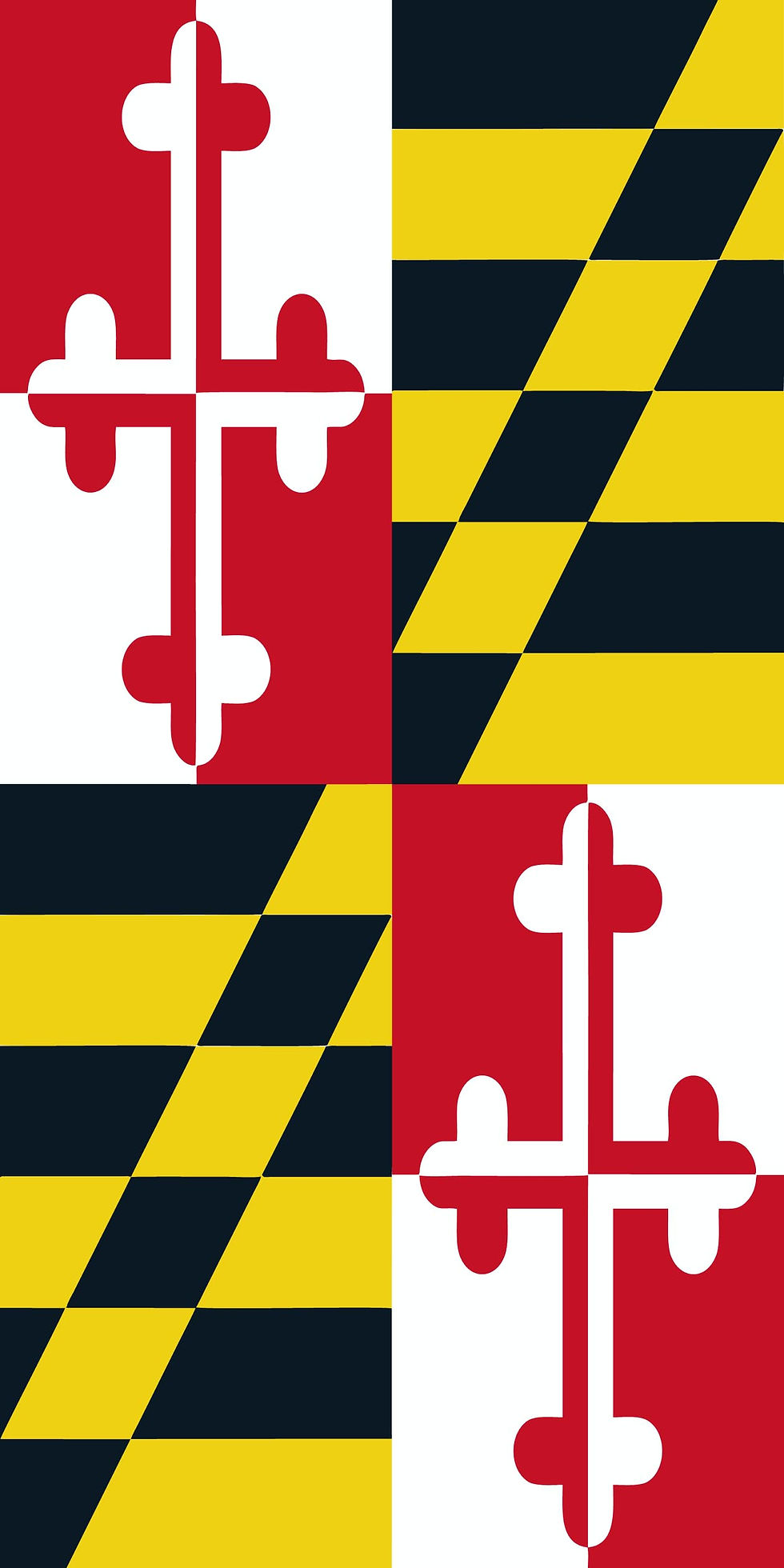 Thumbnail: Beach Towel - Maryland Flag Pattern
