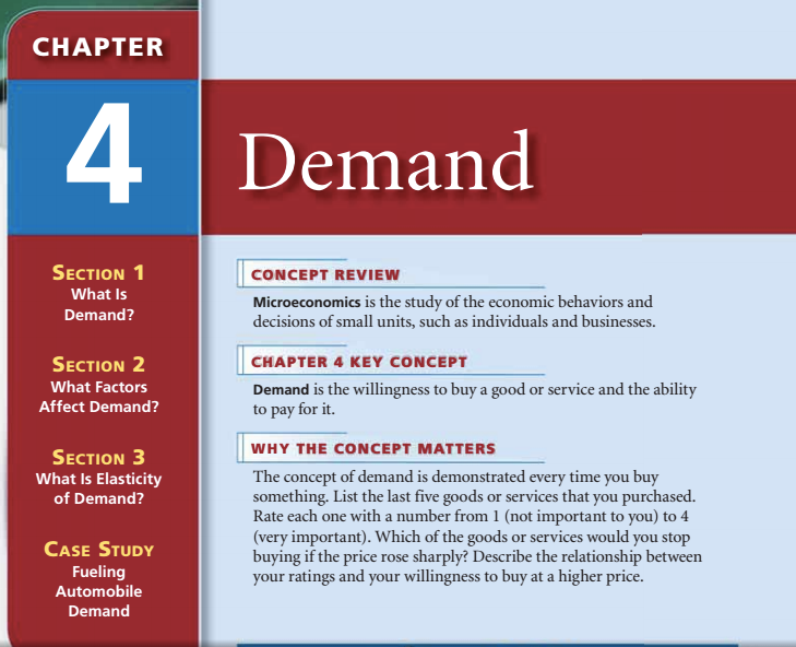 Economics 10: Demand