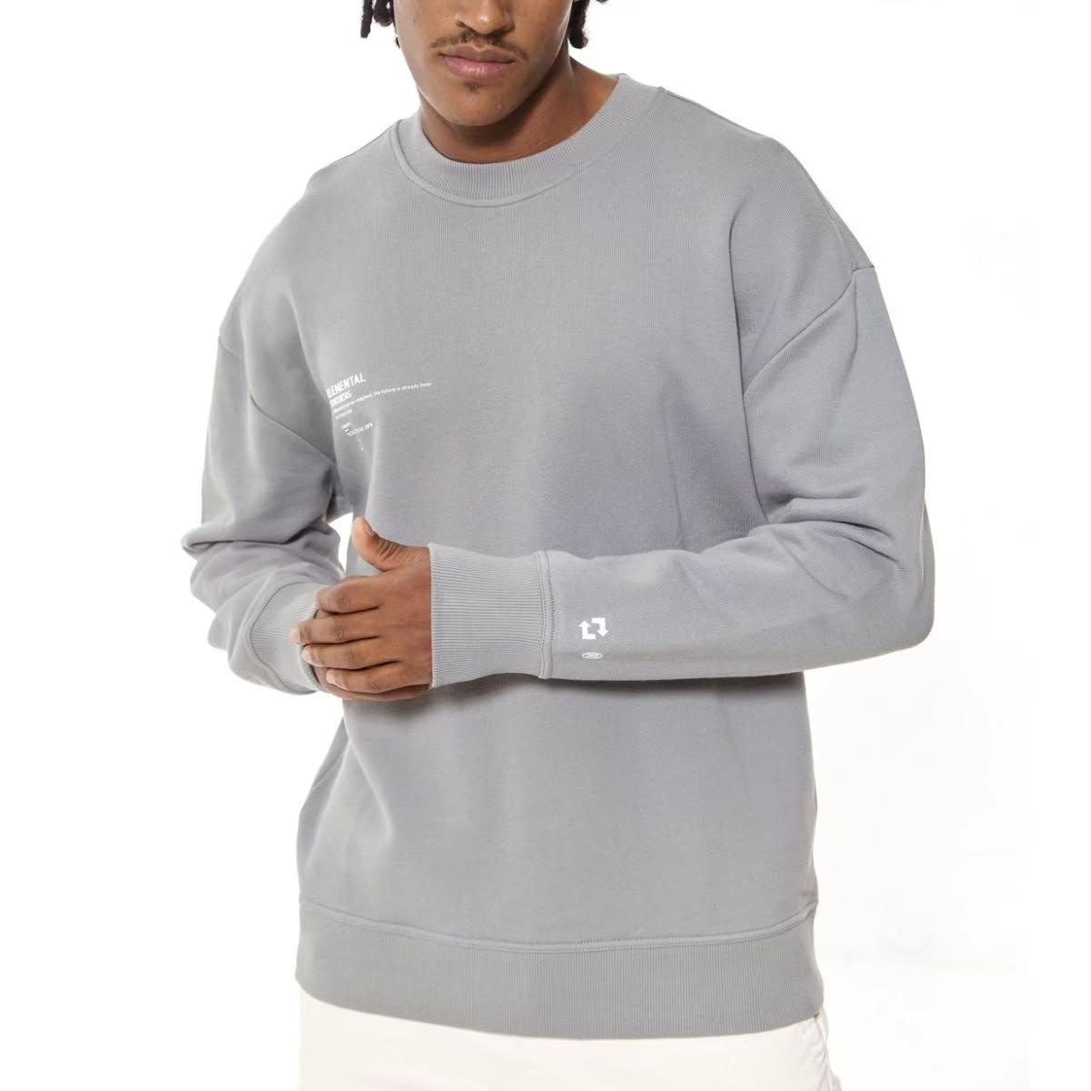 סווצר ליקופר אפור בהיר