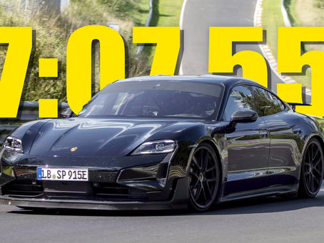 New Porsche Taycan Sets Record Time, Surpasses Tesla Model S Plaid at Nürburgring