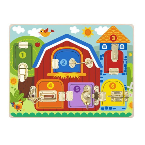 TK044 Latches Activity Board Teachingtoolsgt