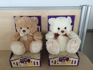 Мишка GT8390 "Я расскажу тебе 4 сказки и спою колыбельную",со светом, в коробке