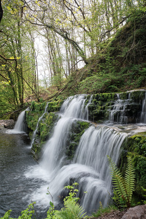 Sgwd y Pannwr, ‘Fall of the woollen washer’ on the Brecon Beacons Four Waterfalls Walk