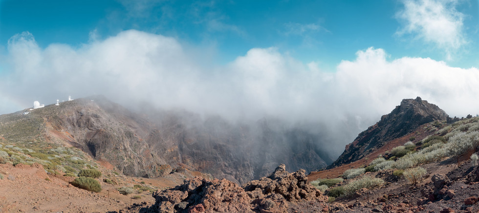 A view across the clouds at Roque De Los Muchachos In La Palma - Travel Photography
