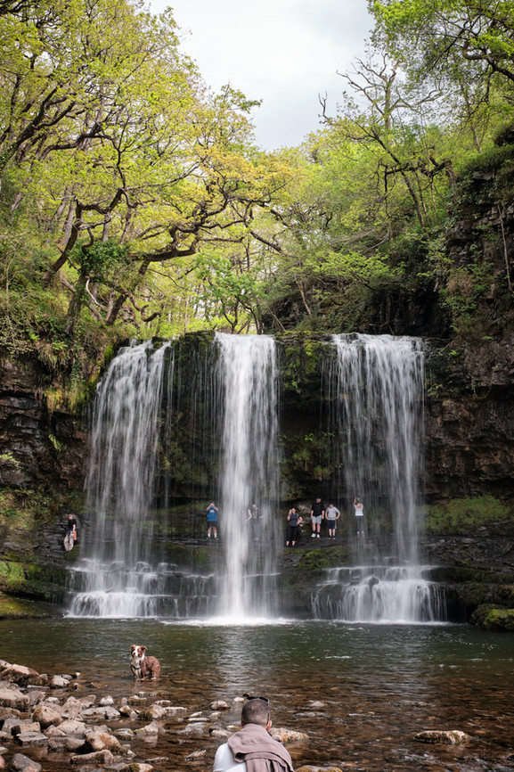 Sgwd yr Eira, ‘Waterfall of Snow’ on the Brecon Beacons four waterfalls trail