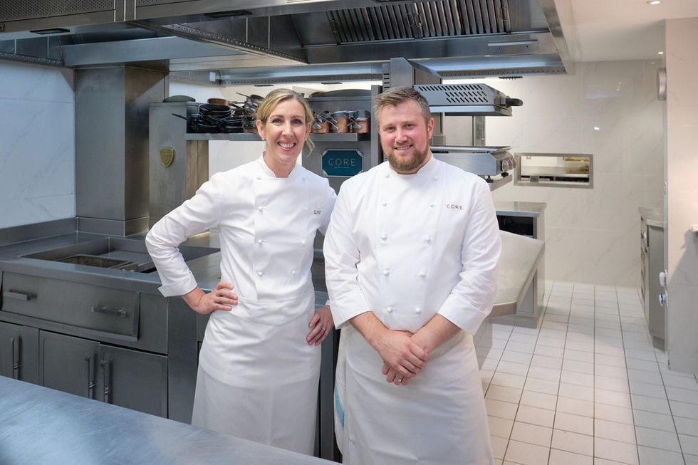 Image of Clare Smyth and Jonny Bone 