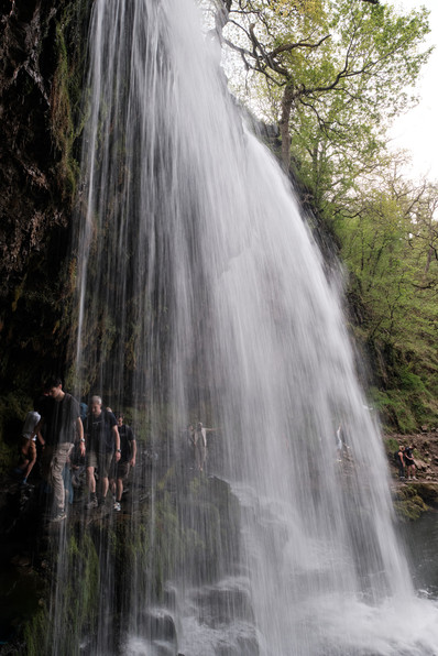 Sgwd yr Eira, ‘Waterfall of Snow’ on the Brecon Beacons four waterfalls trail