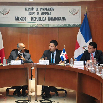 Instalan Grupo de Amistad México-República Dominicana