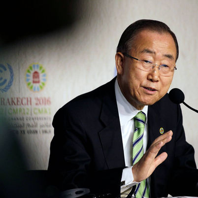 Ban Ki-moon espera que Trump entienda “la gravedad” del cambio climático