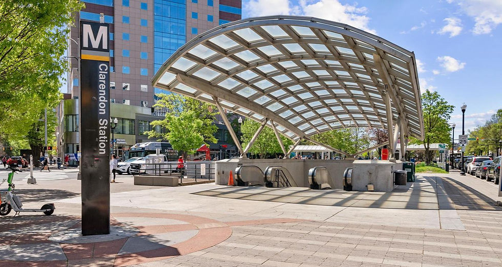 Clarendon offers a lively atmosphere with numerous dining and shopping options.