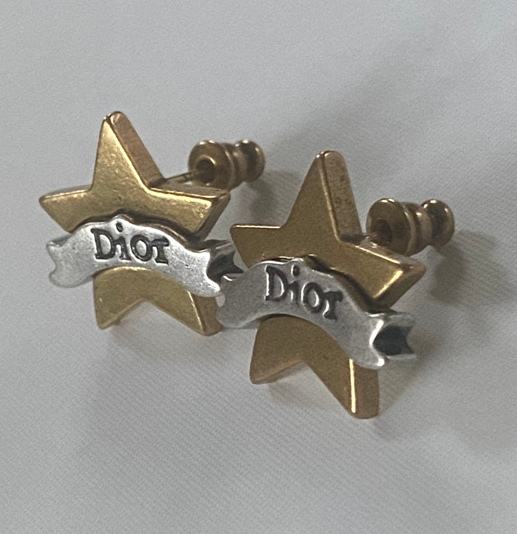 DIOR banner Star earrings