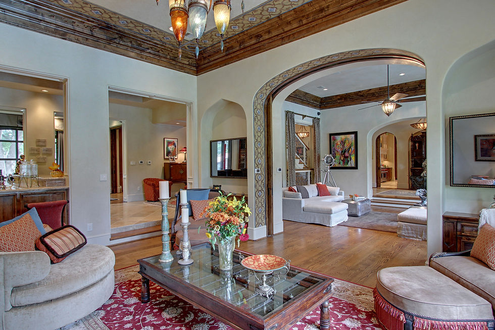Formal living room to sitting area