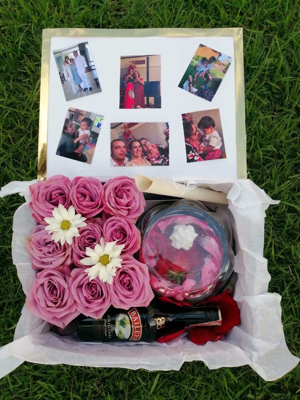 Miniatura: Detalle Rosas al ponque !