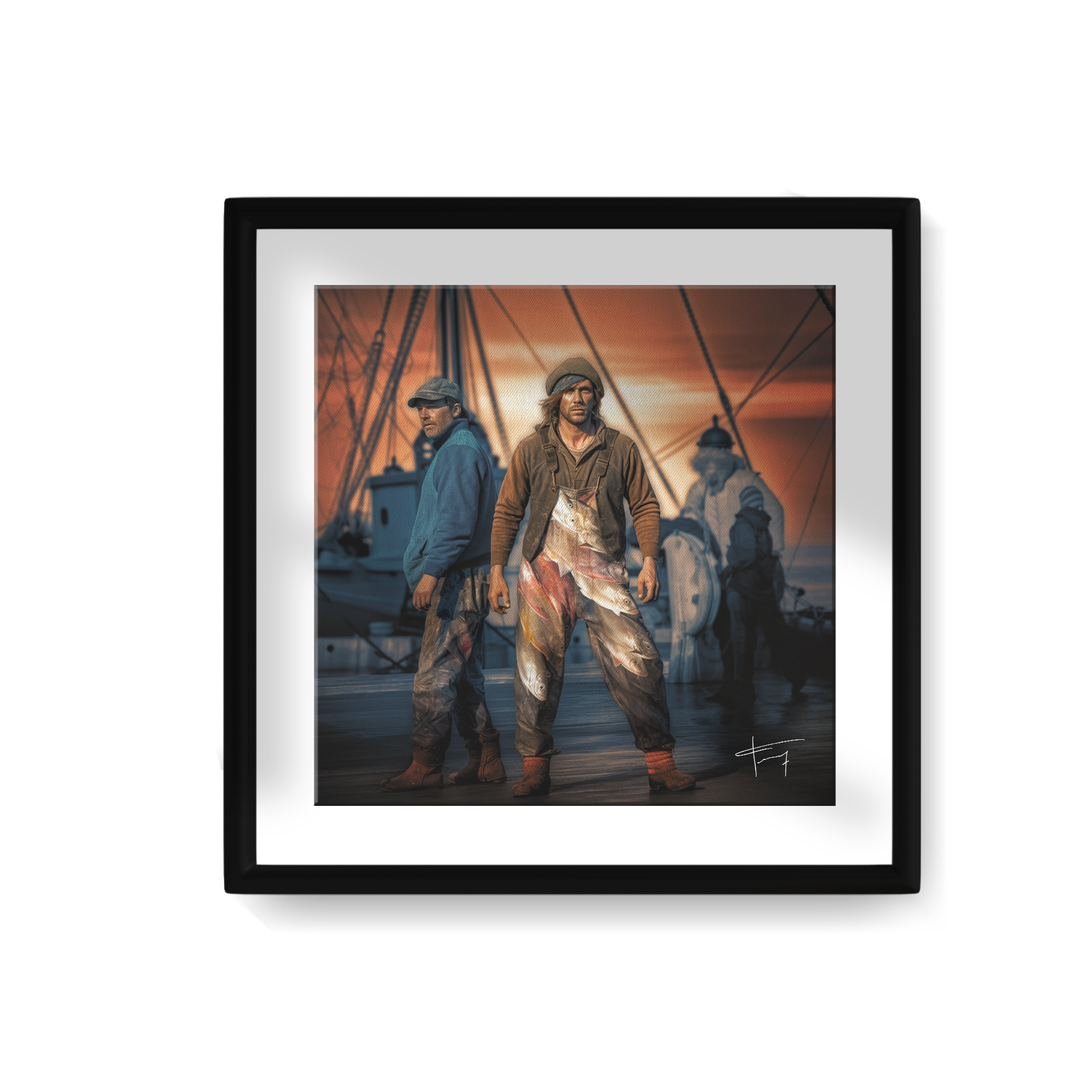 " Cod For Salt " #011 40x40cm