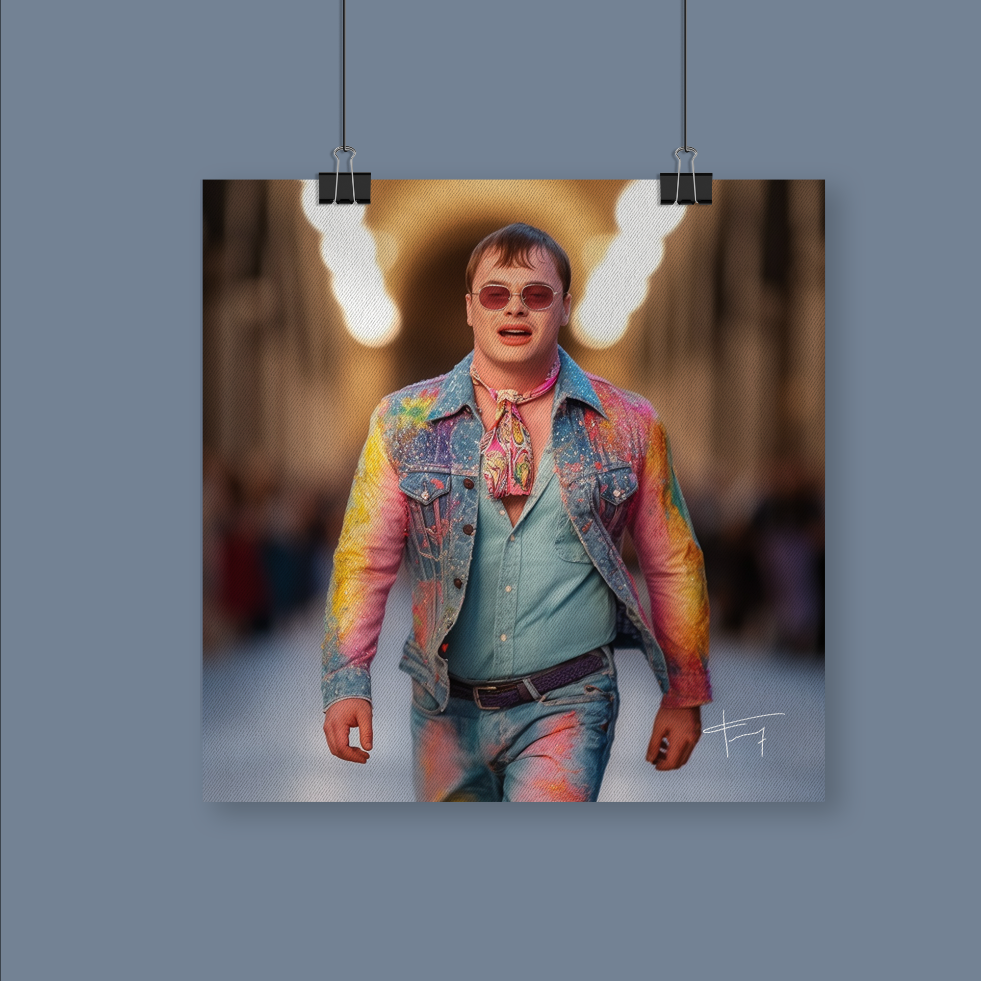 "21e siècle - Hors normes" #003A  50x50cm Affiche Photo