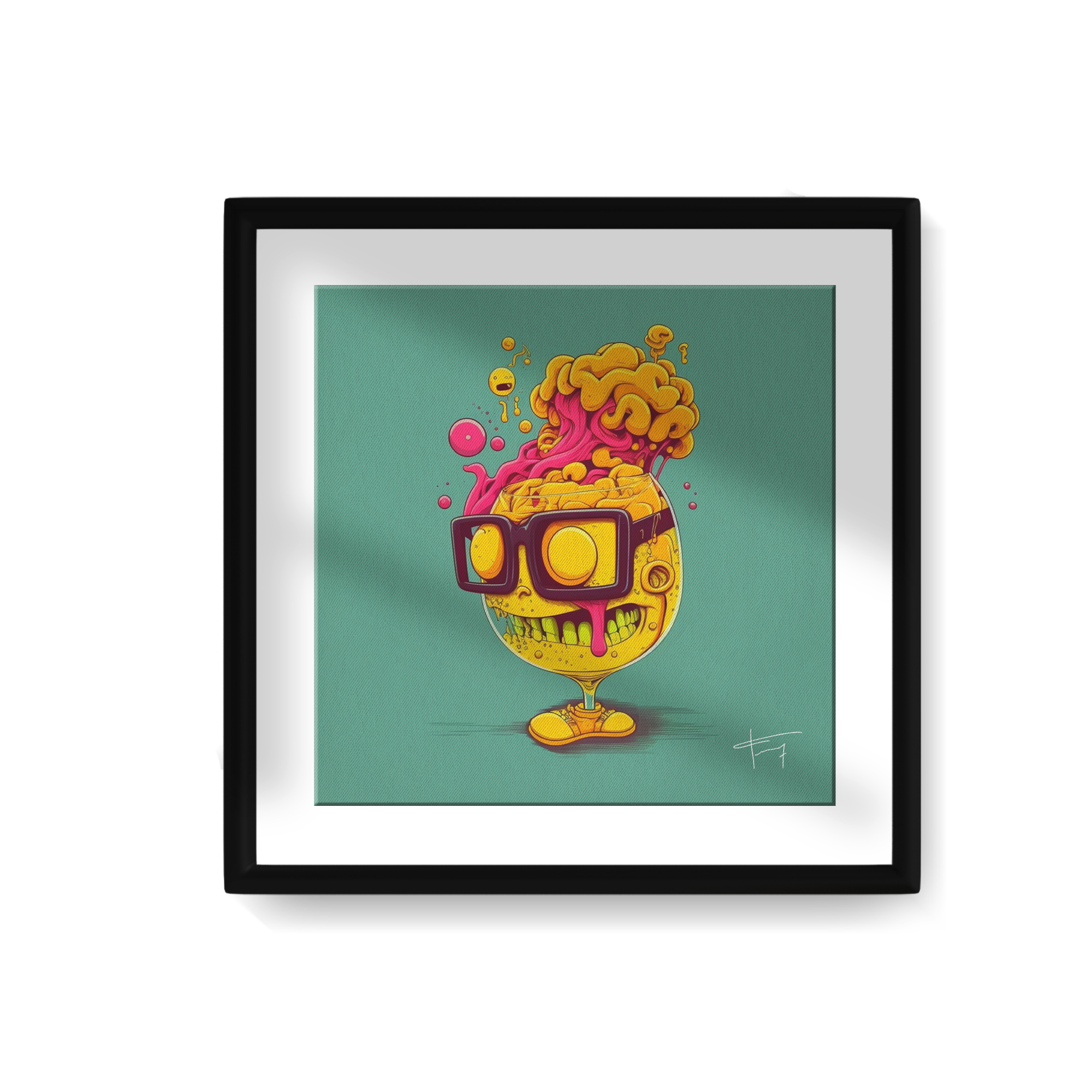 "Verre à Ballon" #003E 40x40cm