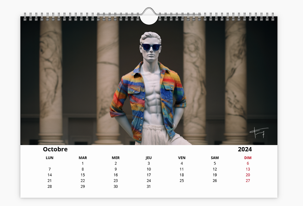Miniature : Calendrier Photo 2024 DE-NÎM-ES " Phygital Art " Jean-Philippe Fournier©
