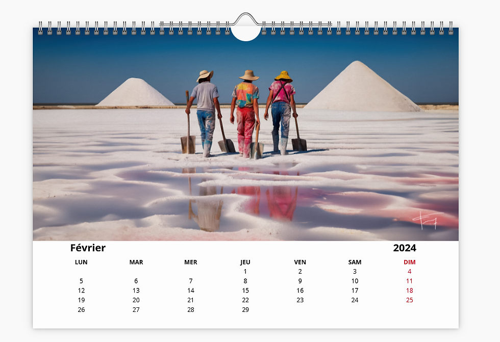 Miniature : Calendrier Photo 2024 DE-NÎM-ES " Phygital Art " Jean-Philippe Fournier©