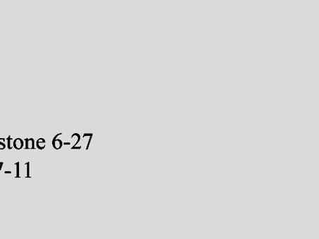 Results weekending 1st September ……………………