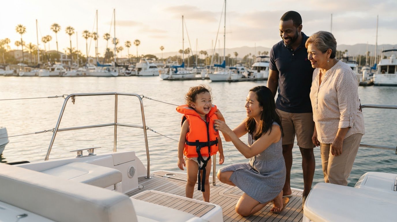 Life Jackets for Toddlers on a Private Yacht: Fit and Safety