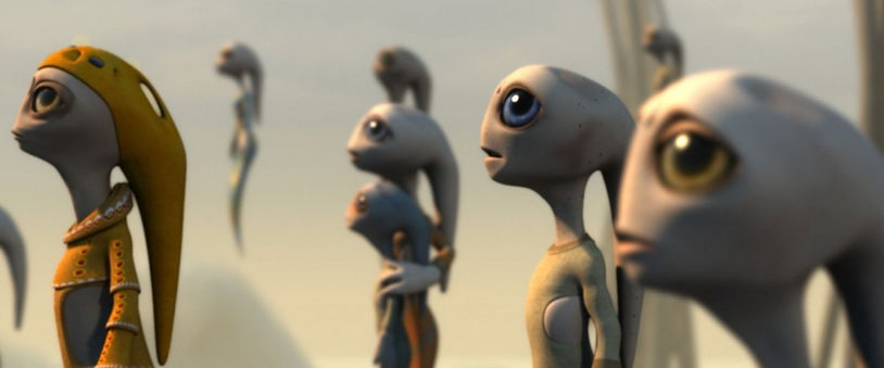Battle for Terra: A visually unappealing and somewhat pretentious film.