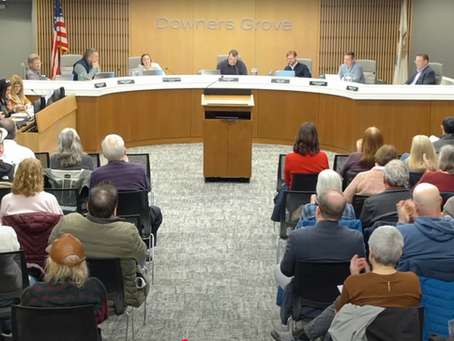 April 8, 2025 Village of Downers Grove Council Meeting: a sustainability plan is adoped.