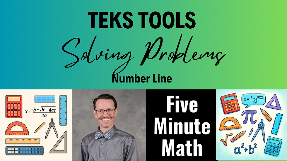 Number Line: Solving problems [TEKS Tools Grade 4]