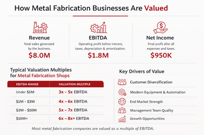 How Private Equity and Strategic Buyers Value Metal Fabrication Businesses