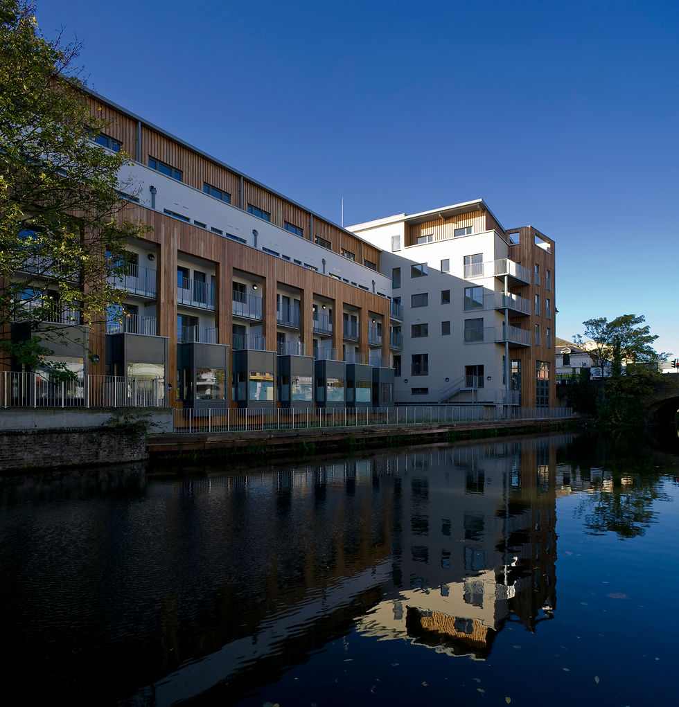 Regents Canal elevation Timber Wharf
