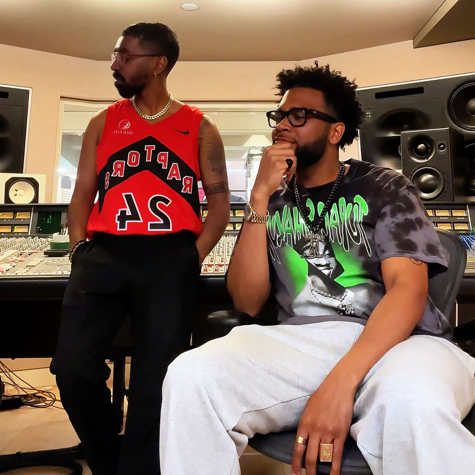 Yanchan & ROCHESTER listen their new creation in the studio