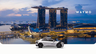 Waymo autonomous vehicle in Singapore