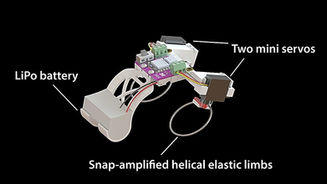 Robots Hop, Flip, Swim with New Elastic Rod Movement