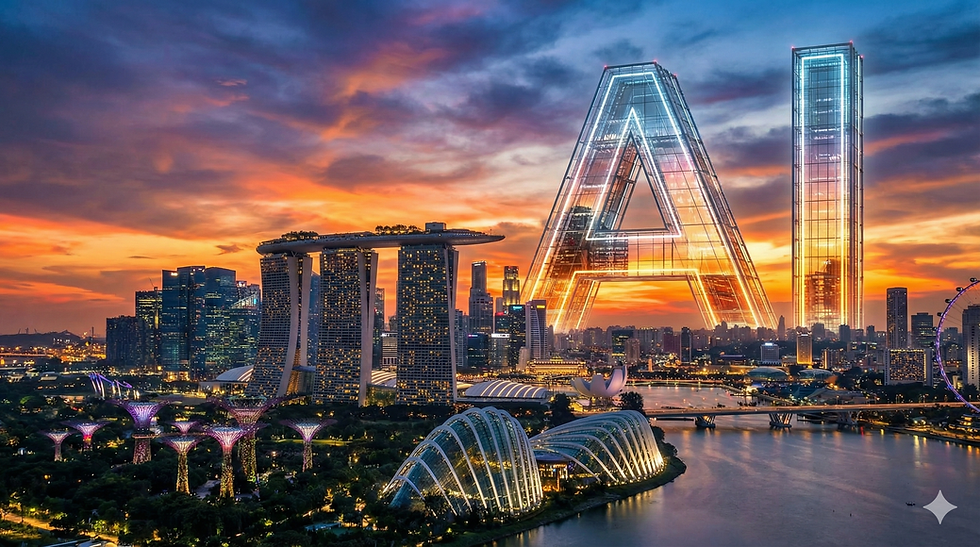 AI Generated Image of Singapore's Skyline