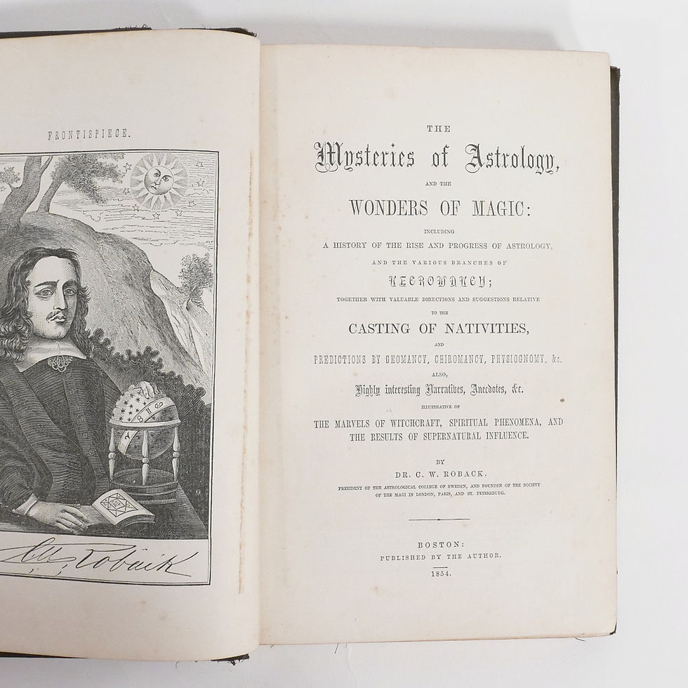 Thumbnail: Mysteries of Astrology and the Wonders of Magic by Dr. C.W. Roback