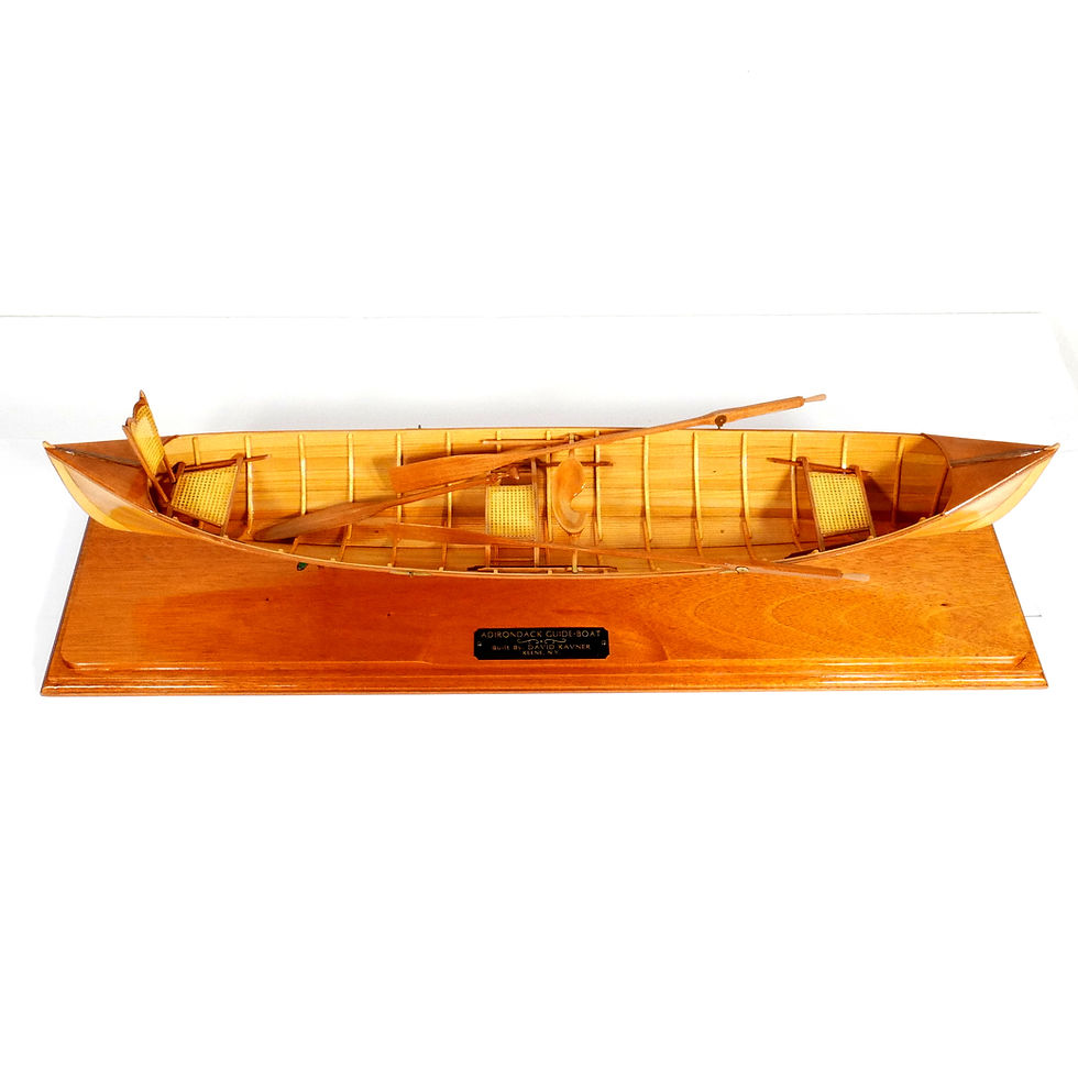 Thumbnail: Model of an Adirondack Guide Boat by David Kavner