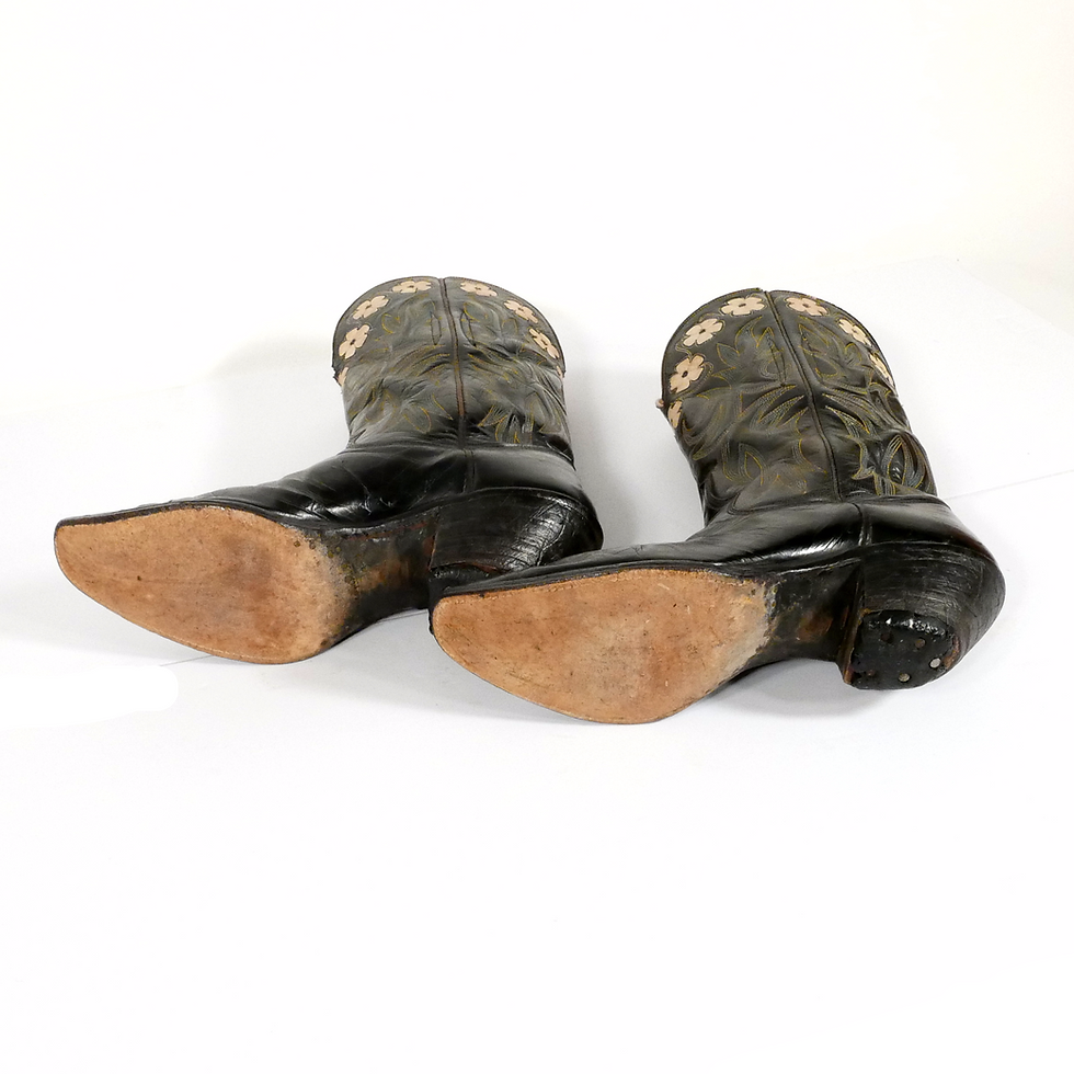Thumbnail: C.H. Hyer Benchmade Cowboy Boots. C.1930's