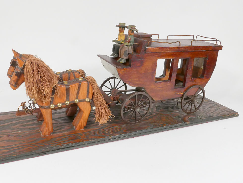 Thumbnail: Folk Art Western Stagecoach