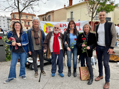 Perpinyà la catalana présente à la Sant Jordi du Passeig Torcatis